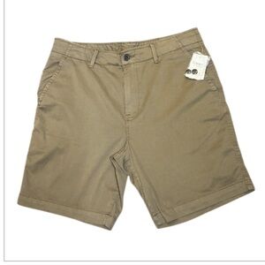 Lucky Brand Cotton-Tencel Blend Tan Shorts Men’s 34 NWT